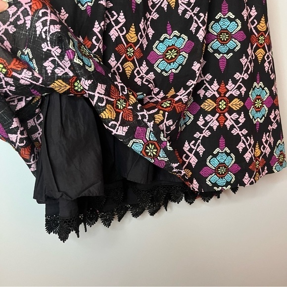 Anthropologie Edmé & Esyllte Primula Vintage Silhouette Halter Dress Size 0 - Picture 9 of 16